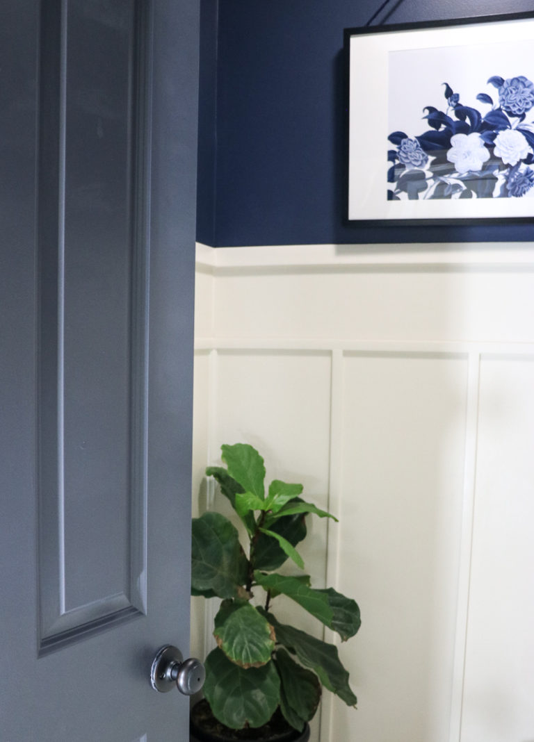Navy Bath Makeover - Sincerely, Sara D. | Home Decor & DIY Projects