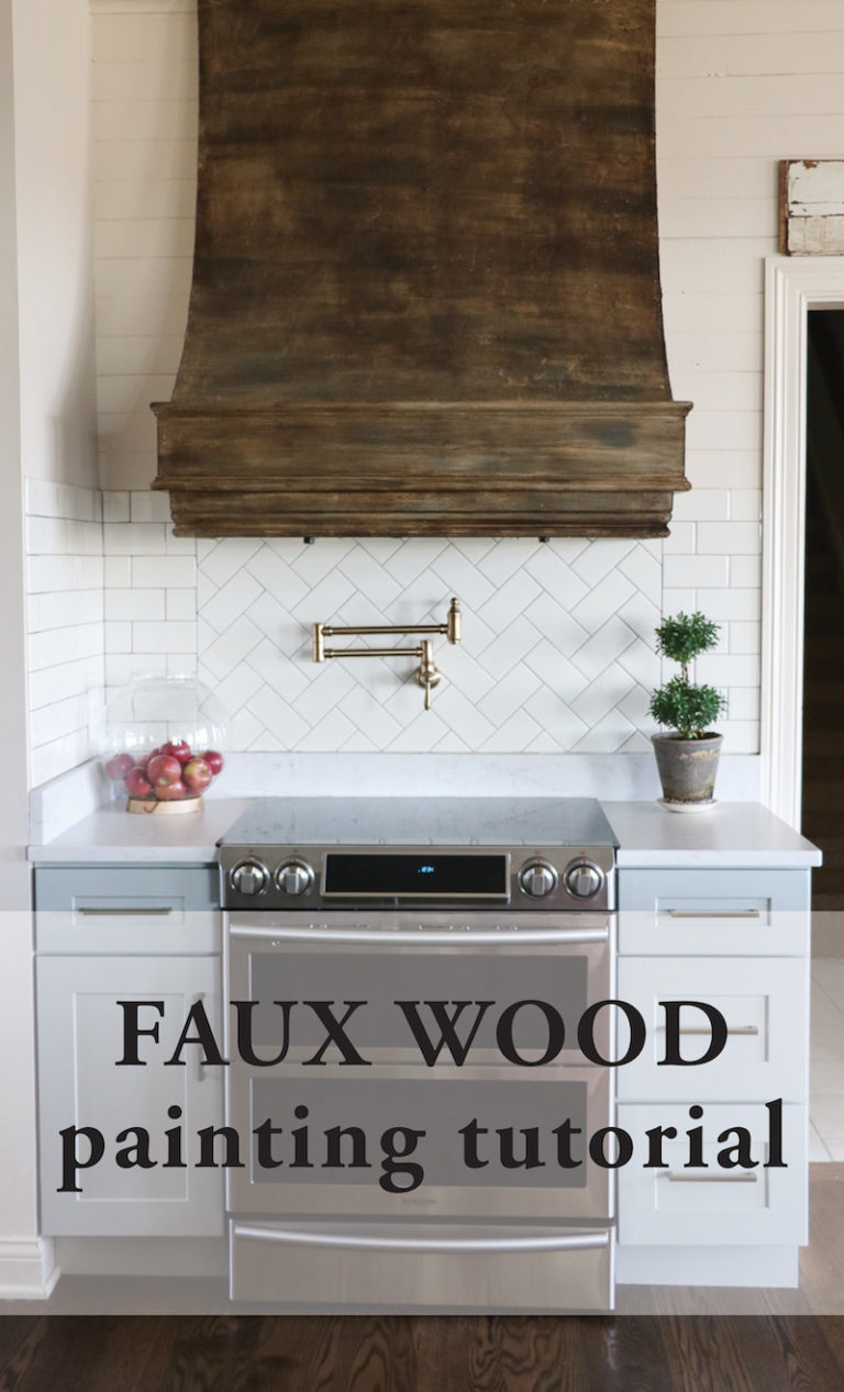 Faux Wood Paint Technique - Sincerely, Sara D. | Home Decor & DIY Projects