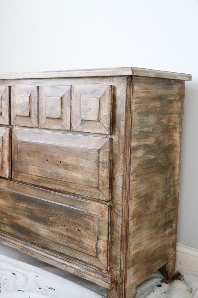 Faux Wood Paint Tutorial - Sincerely, Sara D. | Home Decor & DIY Projects