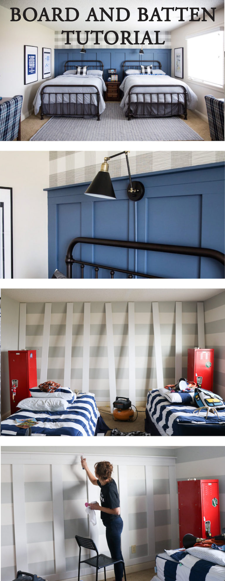 Board & Batten Tutorial - Sincerely, Sara D. | Home Decor & DIY Projects