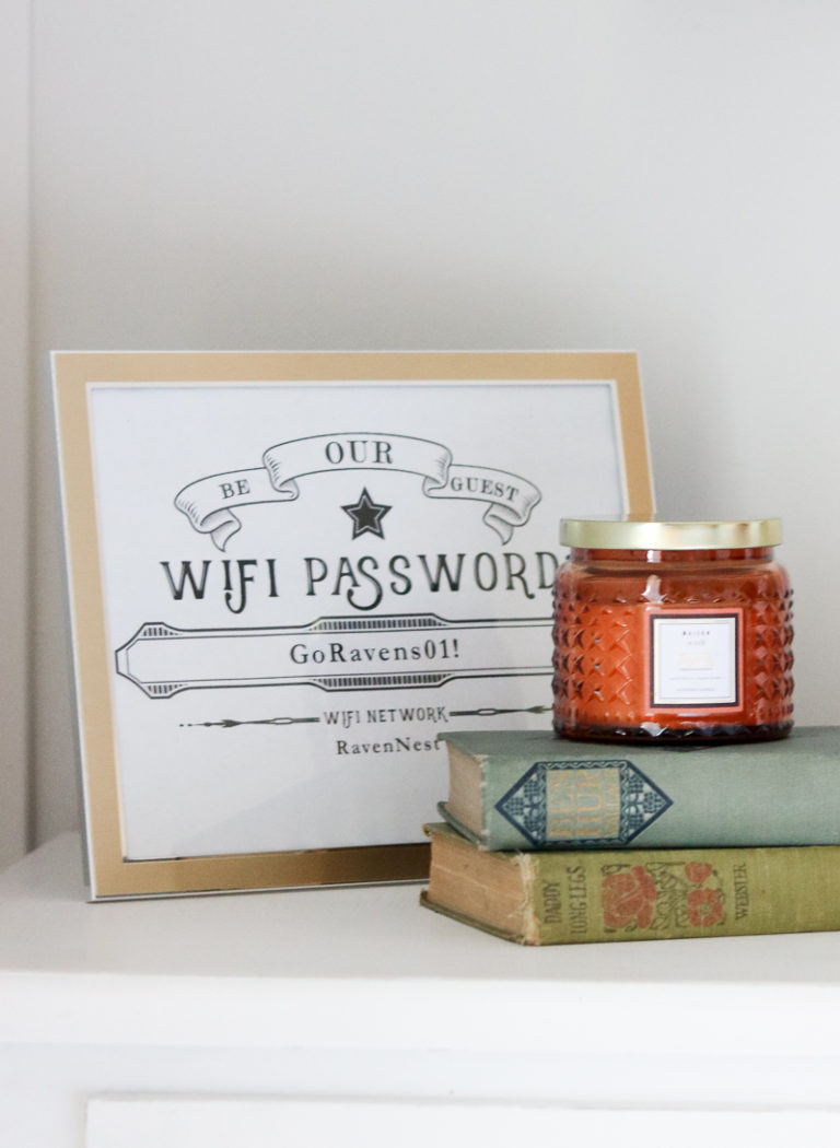 Free WiFi Printable - Sincerely, Sara D. | Home Decor &amp; DIY Projects
