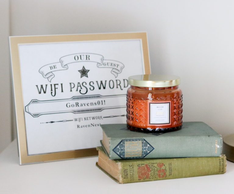 Free WiFi Printable - Sincerely, Sara D. | Home Decor &amp; DIY Projects