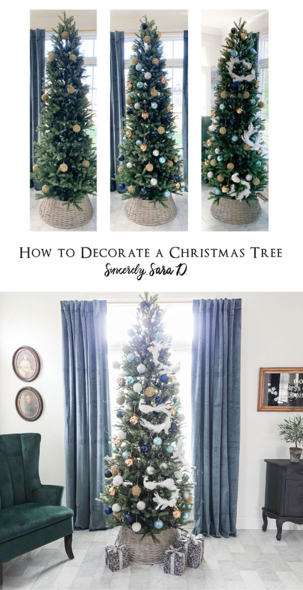 How to Decorate a Christmas Tree - Sincerely, Sara D. | Home Decor ...