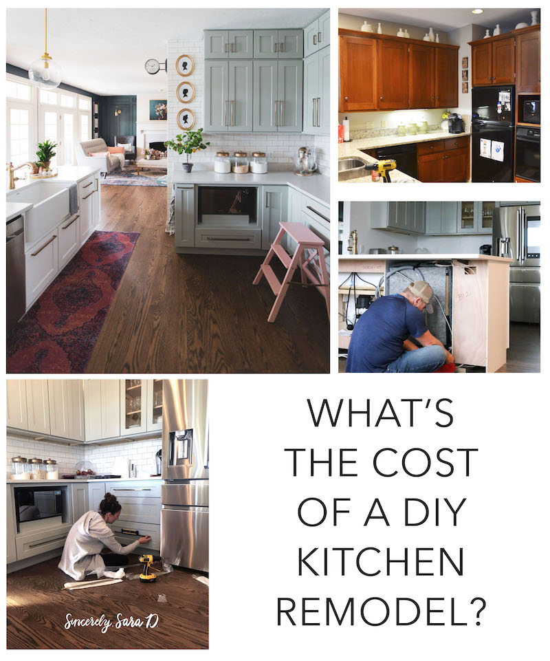 DIY Kitchen Remodel Cost - Sincerely, Sara D. | Home Decor & DIY Projects