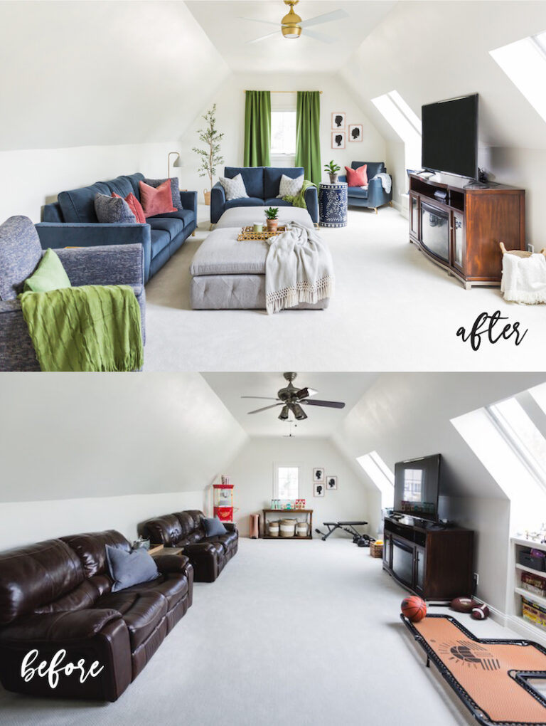 Bonus Room Makeover - Sincerely, Sara D. | Home Decor & DIY Projects
