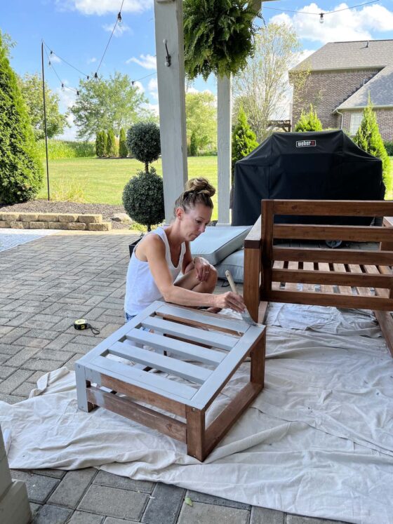 Landscape Furniture Repainting Ideas With A Feel For Home